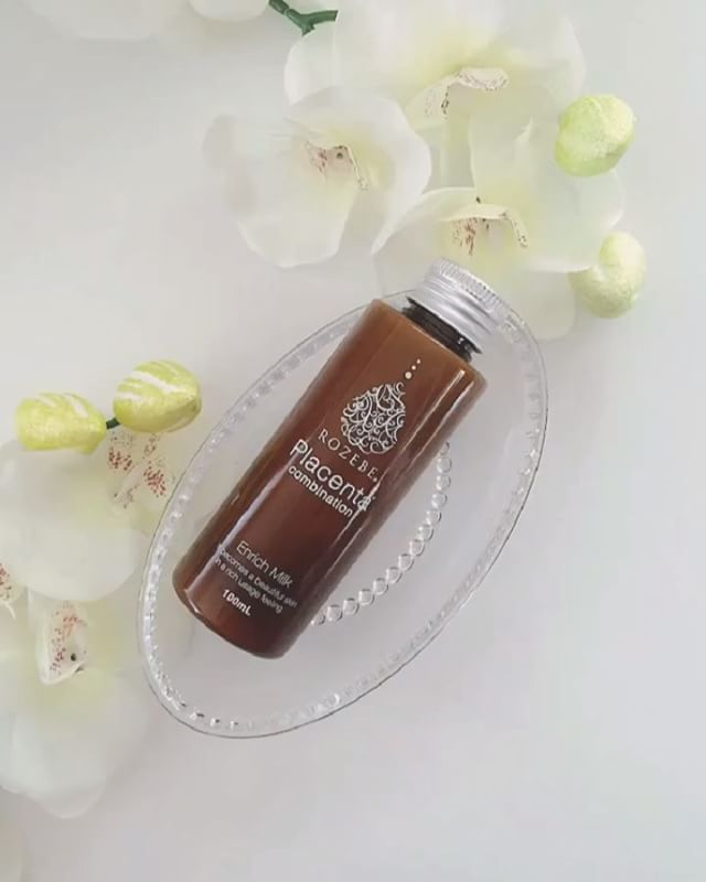 口コミ投稿：.ロゼべ プラセンタエンリッチミルクを使用してみました❤️.お肌の負担になる成分はカ…