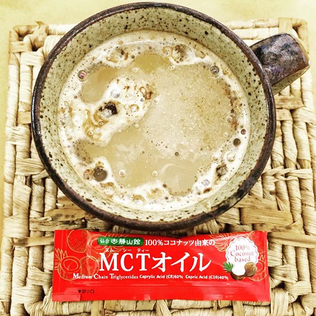口コミ投稿：@shozankancocoil 様から頂いたmctオイル でバターコーヒー☕️夜のコーヒーで試しに作…