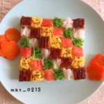 🍣モザイクちらし寿司🍣*今日はひな祭りなのでちらし寿司作りました🎎🌸*錦糸卵はプリンちゃんにしたよ💕*#クッキングラム#インスタグラマー#デリスタグラマー#デコごはん#デコ…のInstagram画像