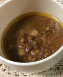ゴロゴロ豆のスープ