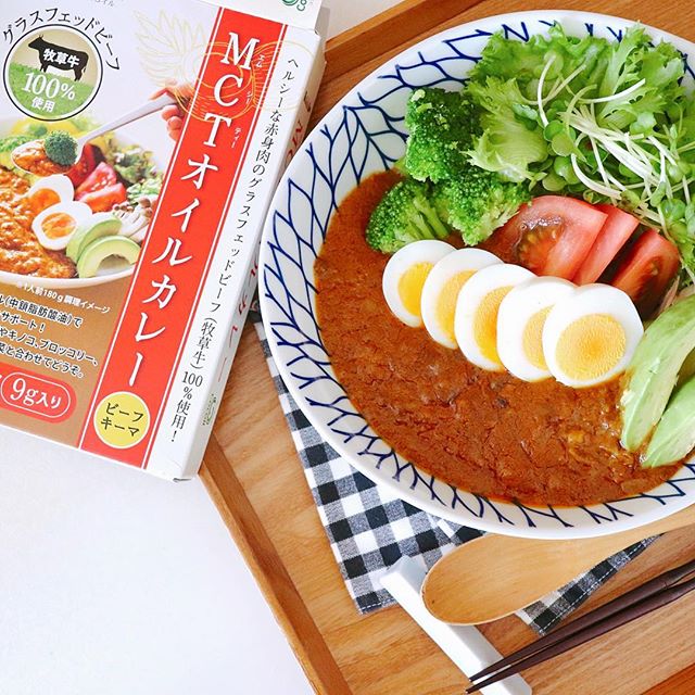 口コミ投稿：｡.*:❅✧#朝カレー picでおはようございます😌*#MCTオイルカレー をモニターさせていた…