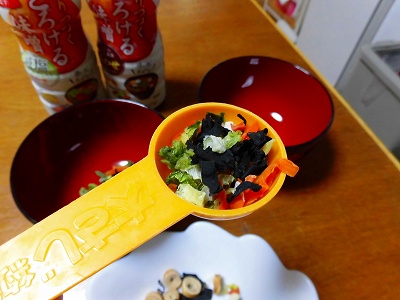 口コミ：　マルサン　「とろける味噌詰め合わせ」で即席お味噌汁頂きました～の画像（5枚目）