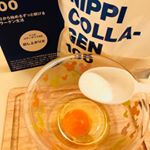 食べるコラーゲン、テレビで見たことがあるニッピコラーゲン。お化粧品もあるようですが食べる粉のコラーゲンを食してみました。・ニオイはほとんど気になりません。オレンジジュースやリンゴジ…のInstagram画像