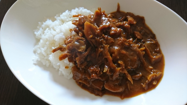 口コミ：【モニター】ホクトのマイタケまるごと使った菌活・贅沢カレーを食べました！の画像（3枚目）