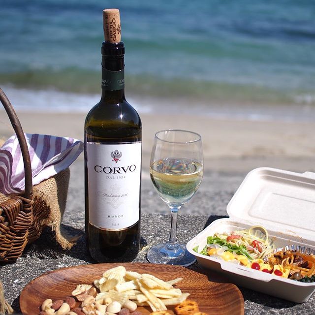 口コミ投稿：・海を眺めながらのんびりワイン♡簡単なお弁当やおつまみを持って近くの海に行ってき…