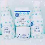 @pdc_jp さんから3月に新発売されたキュチュラという乳酸菌を配合したスキンケアシリーズ💗🥛化粧水と乳液は乳酸菌飲料みたい！クリームは牛乳パックみたい！水玉でラブリーなパッケージ💙✨…のInstagram画像