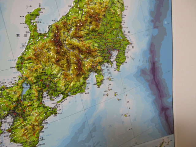 口コミ：ソウマ　立体日本地図のカレンダー2018年度版　NO.3の画像（5枚目）