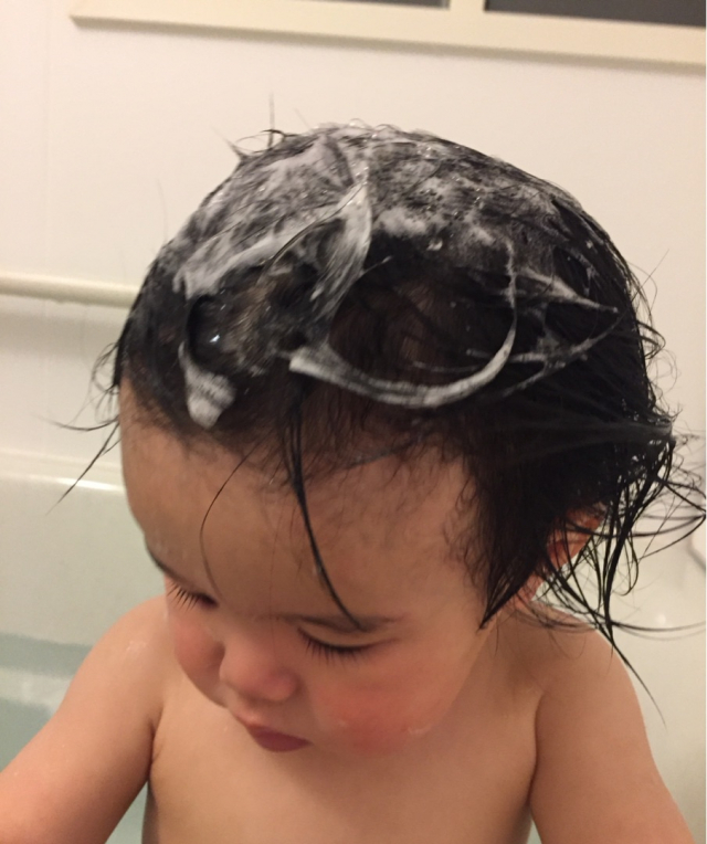 口コミ：髪、顔、体まで全身洗える国産オーガニックベビーシャンプーの画像（3枚目）