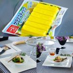 レッスン後の試食タイムのサラダに今回はサラダスティック瀬戸内レモン風味も使用しました！黄色は、クチナシ色素なので安心( ˘͈ ᵕ ˘͈ )生徒の皆様に大変好評でした！お弁当や、冷やし中華、もちろん…のInstagram画像