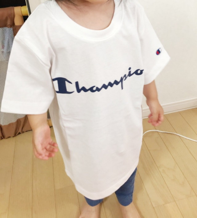 口コミ：着回しがきき着心地最高！♡チャンピオン（Champion）キッズ半袖Ｔシャツの画像（8枚目）