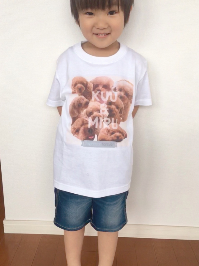 口コミ：デコプリでペットのTシャツを作ろう♡の画像（7枚目）