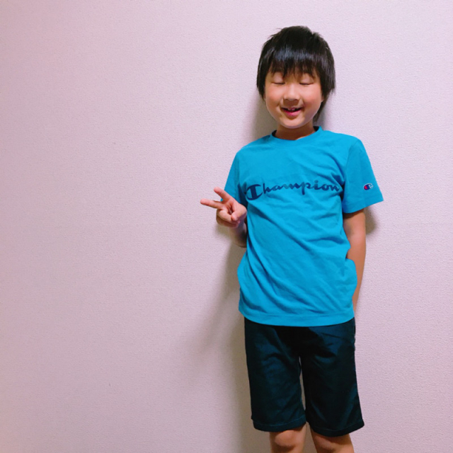 口コミ：チャンピオン「Championキッズ半袖Ｔシャツ」モニター！の画像（1枚目）