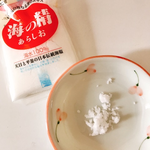 口コミ：美味しい塩×北海道米ゆめぴりかで塩むすび✧*の画像（2枚目）