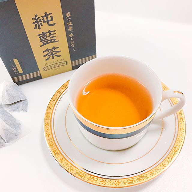 口コミ投稿：✎₋₋₋✰✧ʀᴇᴘᴏʀᴛ✦✰₋₋₋∘❀﻿国産タデ藍の葉と茎だけを使った﻿🍵１００％藍の健康茶 【 純藍…