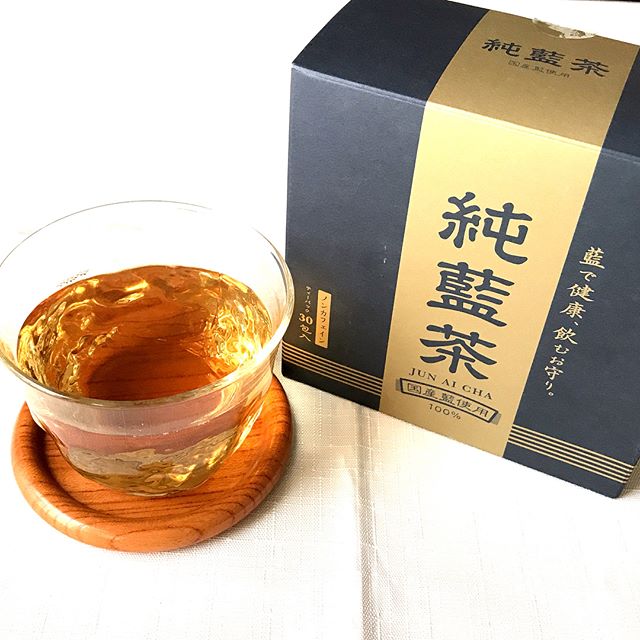 口コミ投稿：国産藍100％使用「純藍茶」ティーパック 30包入  3,024円(税込)藍の葉と茎だけを使用…