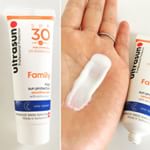 zhiyoulizi「ultrasun（アルトラサン）　ファミリー SPF30」SPF30／PA+++スイス発のお肌に優しい日焼け止め☀️とても軽い乳液タイプで無香料で使いやすいので、ファミ…のInstagram画像