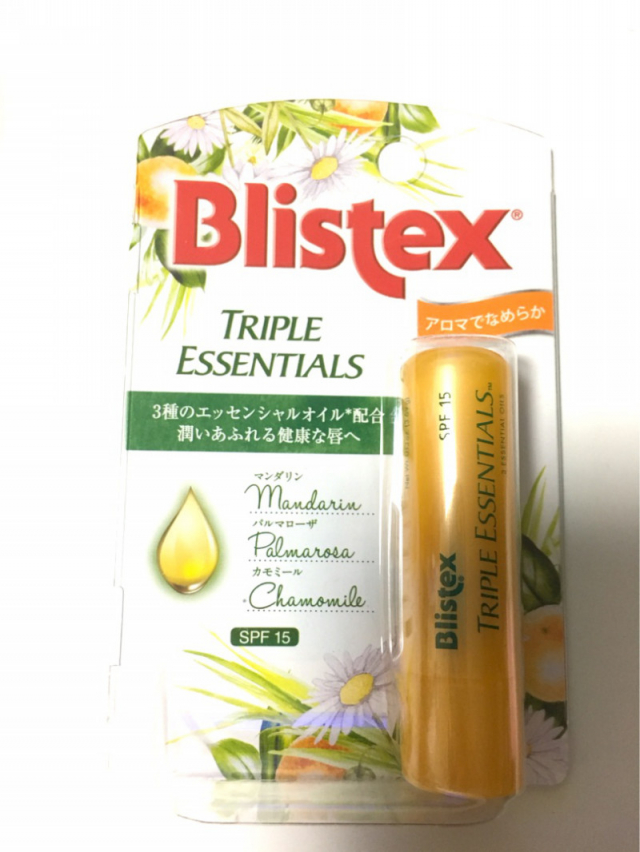 口コミ：アロマで潤う☆Blistex(ブリステックス)トリプルエッセンシャルズの画像（1枚目）