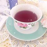 こんにちは💕今日はティーのpicです🌹✨エル・ローズさんからButterflyPea BlueTeaを頂きました☕️💖ブルーティーなのでいれた時は綺麗な青色☘(pic2枚目)酸性のもの…のInstagram画像
