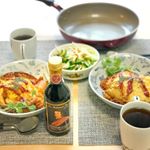 ケチャップにバルサミコを合わせたものをオムライスのソースにしてみました！甘さが抑えられて大人なソースに💕.アチェート・バルサミコはイタリアのモデナ産の高品質なワインを使って作られてるバルサ…のInstagram画像