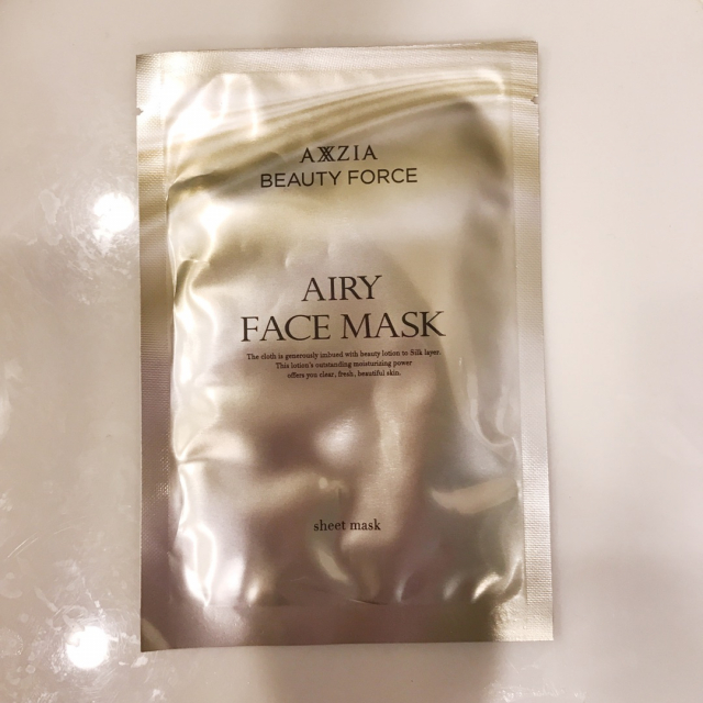 口コミ：アクシージアさんのフェイスマスク&美容液の画像（1枚目）