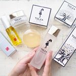 東洋オリーブさまより、小豆島産のオリーブを使った化粧品「オリヴィアンエメラルドエキストラバージンオリーブオイル30ml」と「トレアラインセット」をモニタープレゼントして頂きました🙏・日傘をさし…のInstagram画像