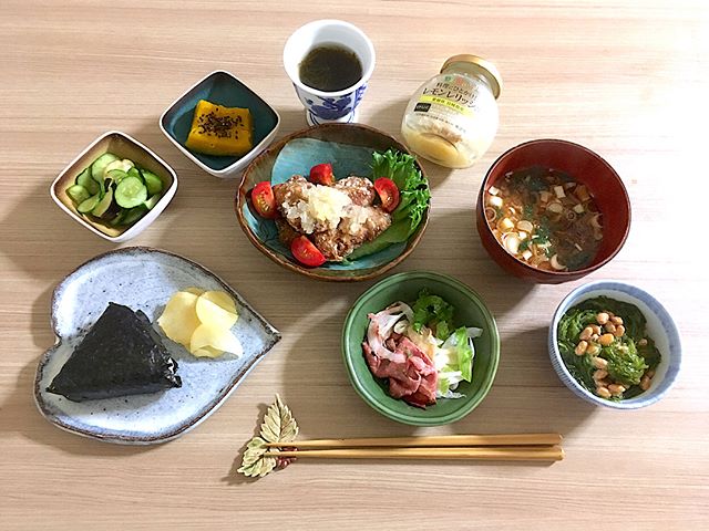 口コミ投稿：台風の影響で、珍しく夫が早めの帰宅。✳︎#サンマの竜田揚げ には、#国産レモン の #…