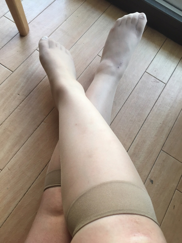口コミ：シャルレの涼しく爽やかなひざ下丈ストッキング3足組の画像（3枚目）