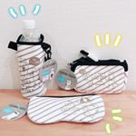 ..かわいいプチレジャーセットのご紹介🌻..✅カメラポーチ✅ペットボトルカバー✅メガネポーチ.各300円.3点とも手持ちの小物にサイズぴったりでした✨…のInstagram画像