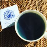 話題の色の変わるハーブティー💙💛❤️ 着色料なし！アントシアニンの綺麗なブルーのハーブティーですが、レモンをきゅっと絞ると・・・ピンクに変身！すっきりデトックス効果のありそうなお味のハーブティ。ア…のInstagram画像