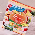 とっても飲みやすい(๑•ω•๑)♡＊＊青汁なのに、フルーティで子供達も飲めました(∩´∀`∩)＊＊無調整豆乳で、飲んでみたけどほんと美味しい！＊置き換えダイエットしよっ…のInstagram画像