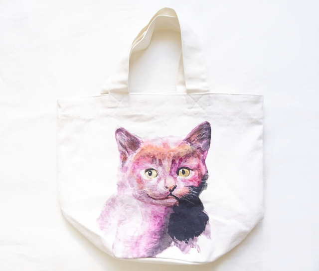 口コミ：GUドットスカートと猫好きにおすすめのバッグでピンク系コーデ♡の画像（9枚目）