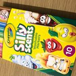 #crayola #クレヨラ #シリーセンツ #水でおとせるスリムマーカー #文房具 #懸賞 #匂いペン #ドリームブロッサム #monipla #dreamblossom_fanめっちゃ甘い香り…のInstagram画像