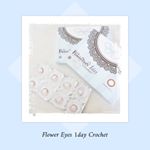 カラコンレポ👀✨...Flower Eye’s 1day Crochet（フラワーアイズワンデークロッシェ）.1,026円（税込）..DIA:14.2mm着色直径:13…のInstagram画像