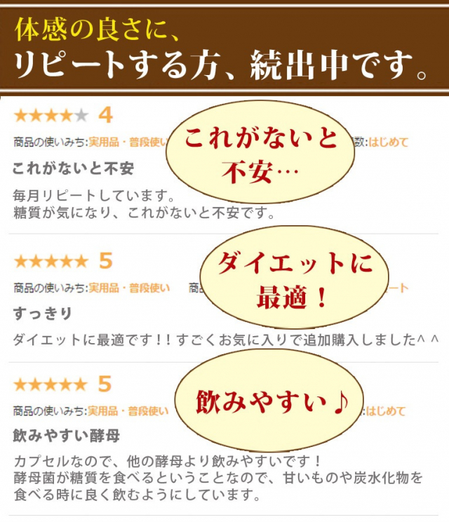 口コミ：糖質が気になる方の毎食酵母ダイエット！生酵母の画像（5枚目）