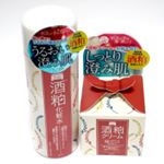 ワフードメイドシリーズ　酒粕化粧水・クリームを試してみました。オリジナル酒粕エキス配合です。２層タイプの化粧水で、成分が沈殿しています。肌馴染みが良くスーッと馴染んでうるおいます💕クリ…のInstagram画像
