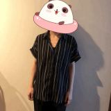 口コミ記事「前後差があるオシャレデザイン♡スキッパーシャツ」の画像