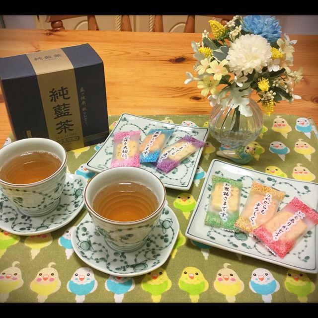 口コミ投稿：.『純藍茶』で、風邪やインフルエンザを予防して健康的に過ごそう！🍵😊Let's spend he…