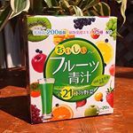 みきぽん日記（https://ameblo.jp/mikipon0125/entry-12406365024.html）ユーワ』の『おいしい〜フルーツ青汁』大麦若葉に、乳酸菌、植物発酵エキス、21種の…のInstagram画像