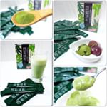 ichigomilk0803腸内環境を整えるビフィズス菌や酵素が入っている製薬会社オリジナルの酵素青汁　四旬活彩食物繊維、ビタミン、ミネラル、カルシウム日々の生活でなかなか十分に摂ることが…のInstagram画像