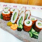ちくわきゅうり🥒✨わさびマヨネーズと醤油で😁💮美味しくない訳がない🍀✨‼️ #陶器の日フォトコンテスト #陶器#器#皿#ちくわ#きゅうり#わさび#マヨネーズ#醤油#いちまさ#一正蒲鉾#香ばし生…のInstagram画像