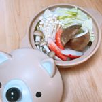 モニターレポートです。お鍋用カニカマ週末に…と思っていたのですが…どーしてもすぐ食べたい！と言うので小さいお鍋を作りました。いつもは豚肉や鳥を入れるのですが…今回は肉系は入れず…のInstagram画像