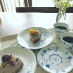 大好きな器を使ったコーヒータイムで大好きなケーキを食べる🎂💕#MYルノーブル #monipla #lenoble_fanのInstagram画像