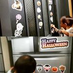 はじめてのハロウィン🎃玄関や冷蔵庫にぺったんぺったん#デコマグ #デコレーションマグネット #マグネットパーク #monipla #magnetpark_fan#ハロウィンのInstagram画像