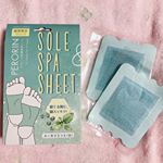 SOLE SPA SHEETペロリン 足裏樹液シートユーカリミントの香りモニプラ様経由でモニターさせて頂きました 爽やかなグリーンのパッケージ貼って寝るだけの簡単ケア足…のInstagram画像