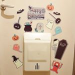 *マグネットパーク様の『ハロウィンデコレーションマグネット』をお試しさせていただきました✨こちらはシートタイプのマグネットだから何回でも使えるのが嬉しい♪我が家でも玄関や冷蔵庫に貼って楽し…のInstagram画像