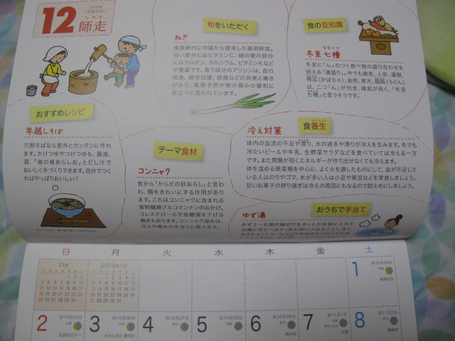 口コミ：海の精ショップ　伝統食育暦　NO.3の画像（5枚目）