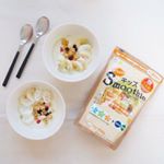 おはようございます .°.頂いた キッズ Smoothie 🍎🥕これ､ ミルキーバナナ味。 美味しい ☝︎..専用シェイカー付きで 水や牛乳で割って飲むのが手っ取り早いねん…のInstagram画像