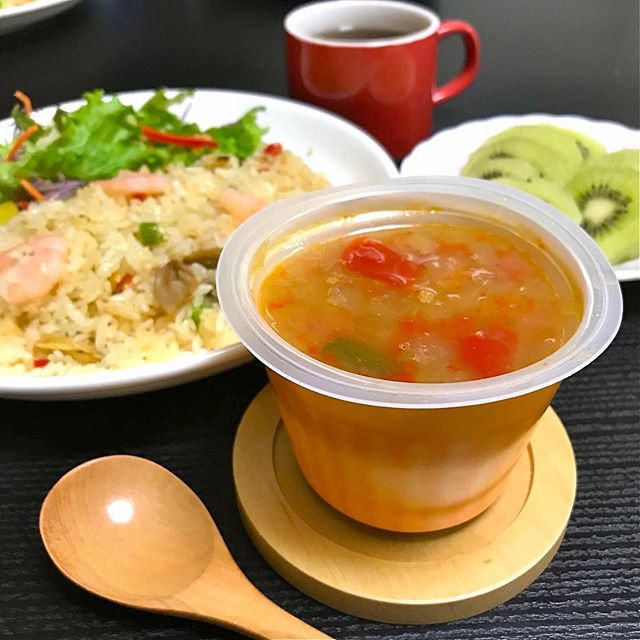 口コミ投稿：野菜をMotto!! のモンマルシェさんの野菜を食べるレンジカップスープ「さやかじゃが…