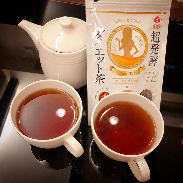 口コミ投稿：超発酵ダイエット茶💃✨ プーアル茶の熟茶と呼ばれる発酵茶🎀プーアル茶は中国雲南省で…