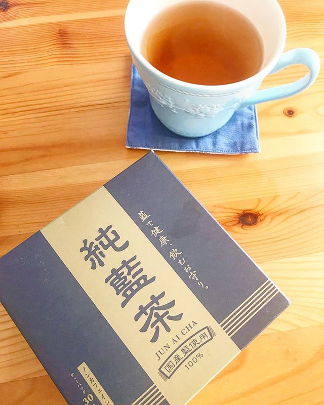 口コミ投稿：..純藍茶💙☕️.国産藍１００％使用！藍の葉と茎だけを使用した健康茶。.↓こんな人にオ…
